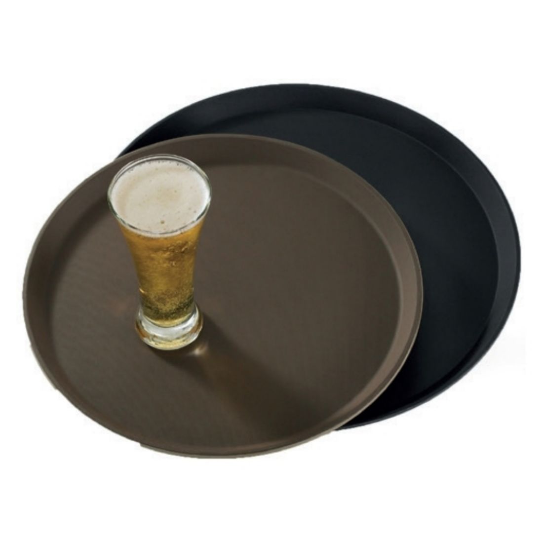Treadlite Podnos, tác servírovací protiskluzový - 35,5 cm hnědý