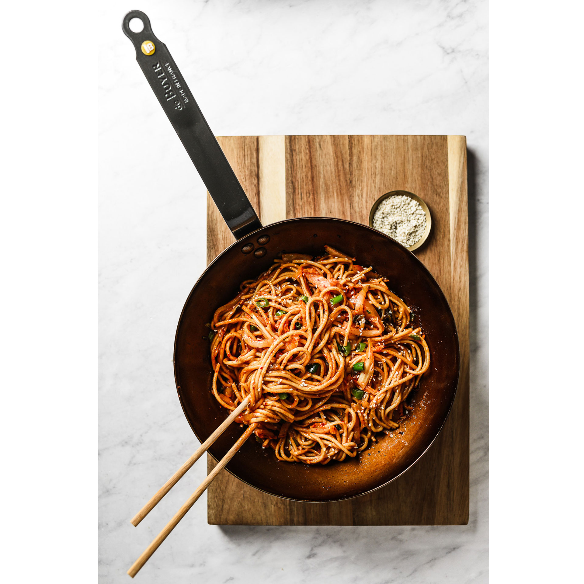De Buyer | Oceľová panvica WOK Mineral B Element, pr. 24 cm
