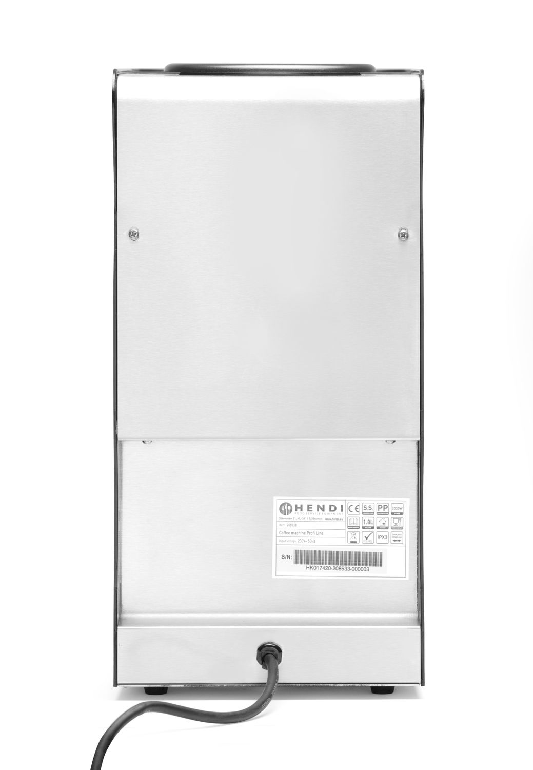 Prekvapkávací kávovar, HENDI, Profi Line, 230V/2020W, 204x400x(H)590mm