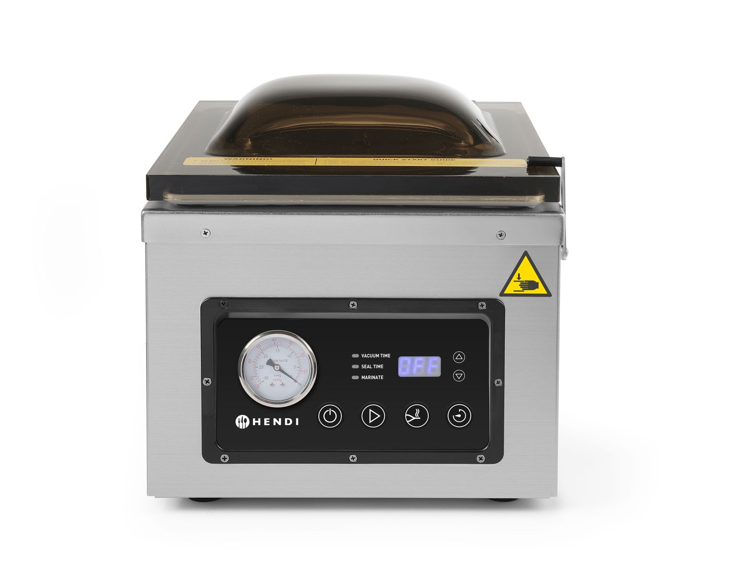 Komorová vákuová balička, HENDI, Profi Line, Zváracia lišta 300 mm, 230V/950W, 367x425x(H)364mm