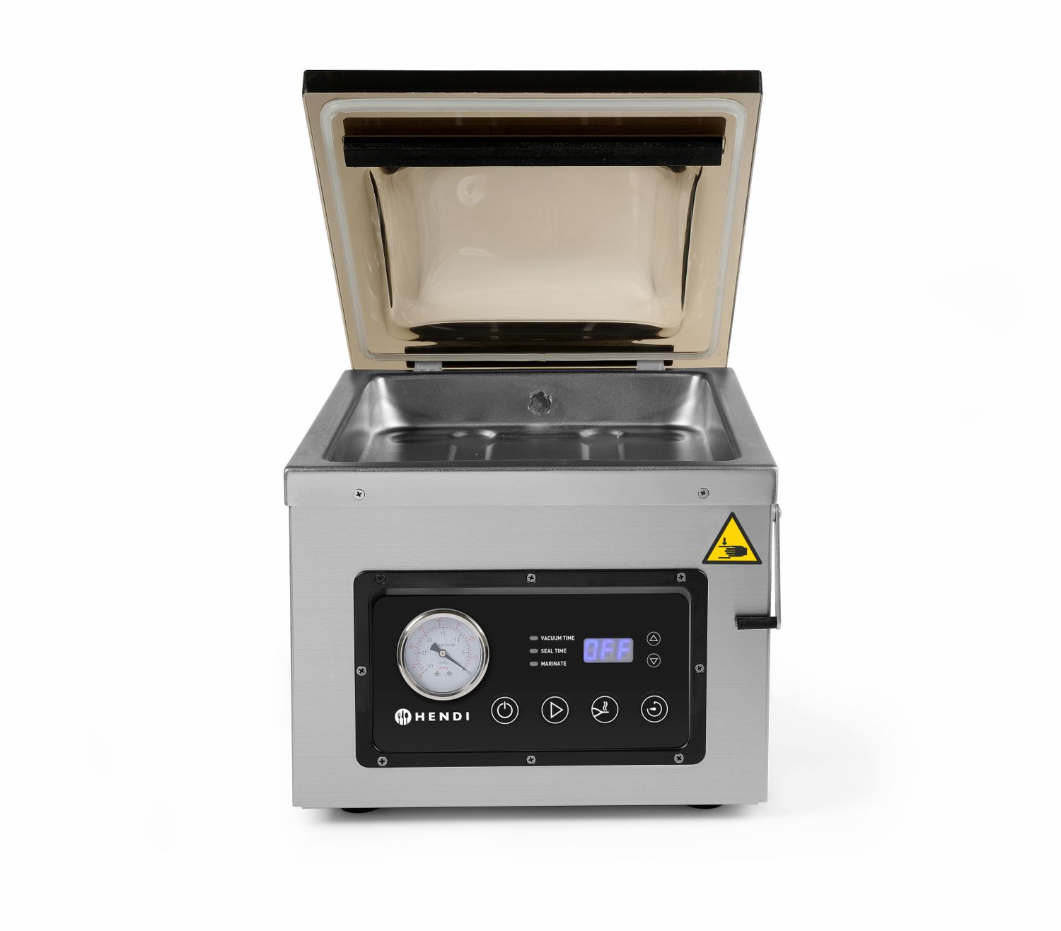 Komorová vákuová balička, HENDI, Profi Line, Zváracia lišta 300 mm, 230V/950W, 367x425x(H)364mm