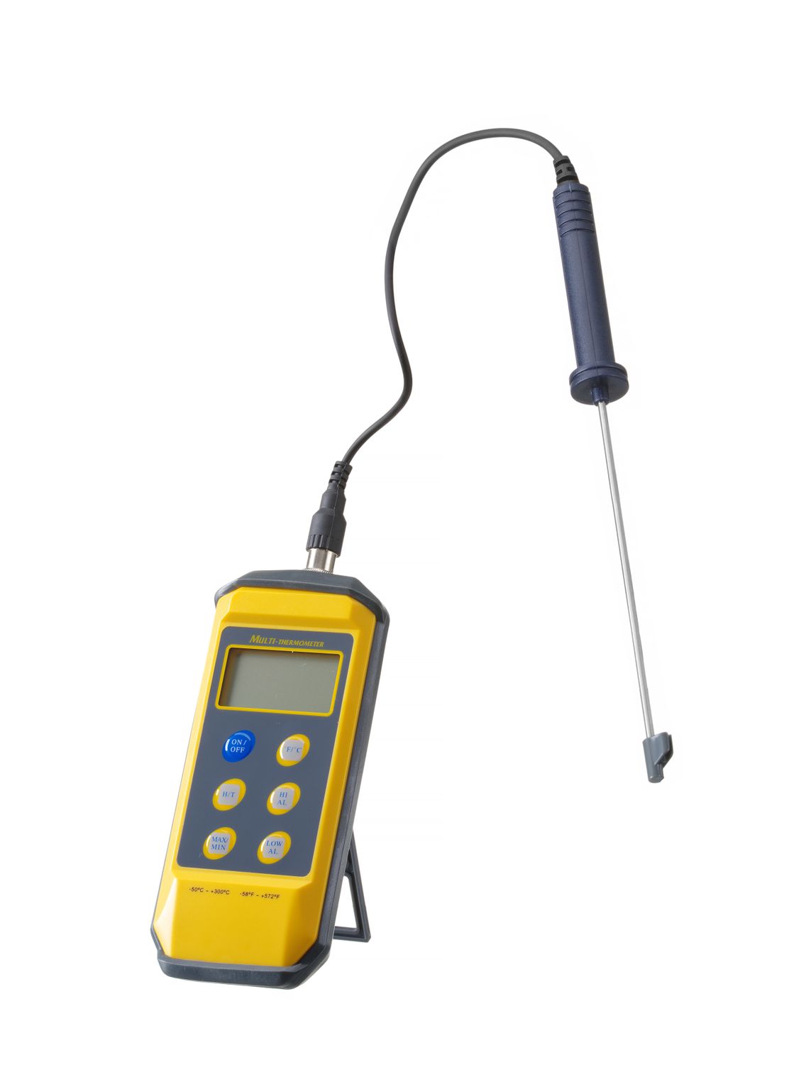 Digitálny teplomer so sondou, HENDI, 195x85x(H)45mm