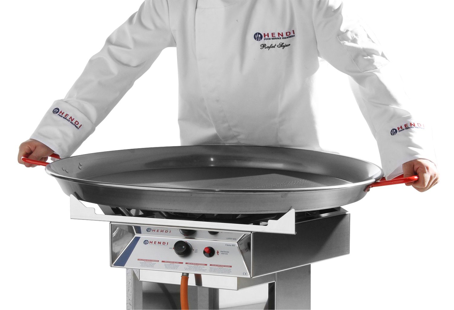 Panvica na paellu, HENDI, Vhodné pre plynový gril Fiesta 146002, ⌀600x(H)40mm
