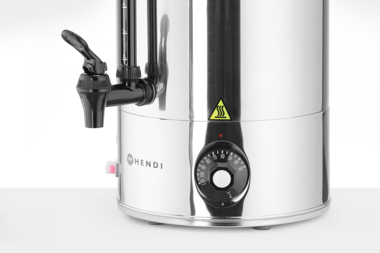 Varič nápojov jednostenný, HENDI, 9L, Strieborná, 230V/2200W, 370x332x(H)472mm