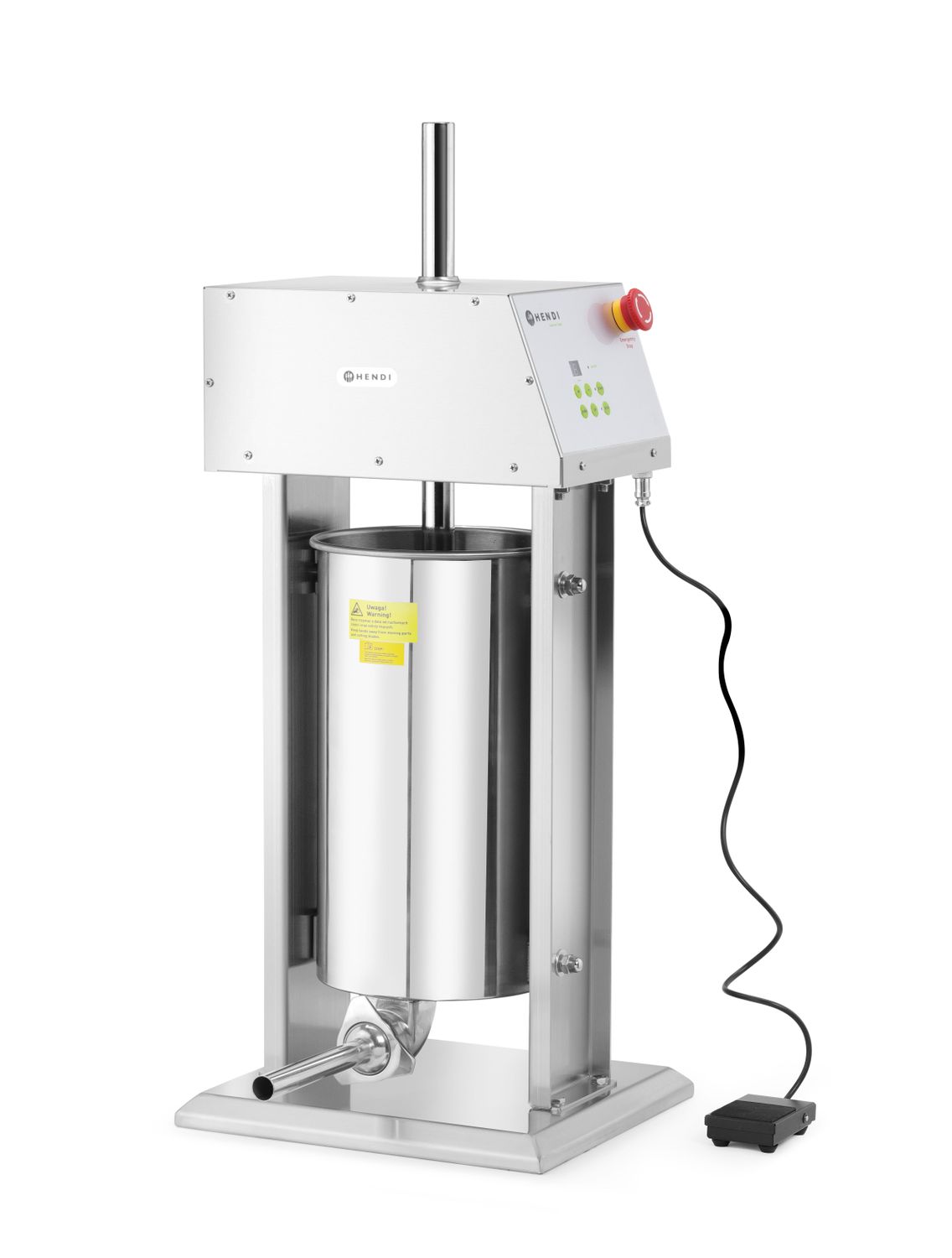 Elektrická plnička na klobásy, 15 l, HENDI, 15L, 230V/60W, 450x350x(H)750mm