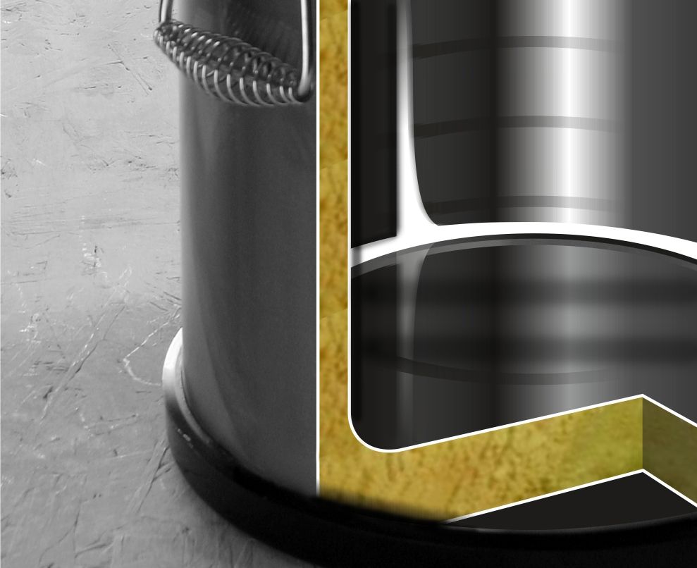 Termoizolačný prenosný termos, HENDI, Profi Line, 20L, ⌀330x(H)360mm
