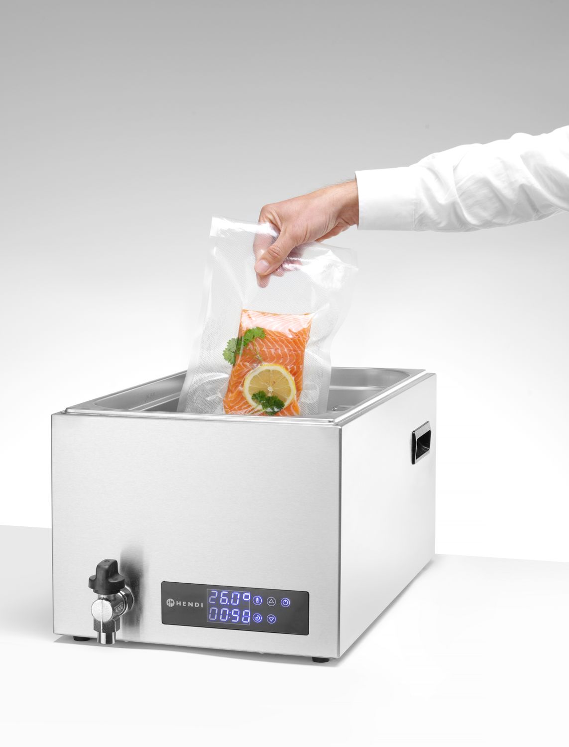 Zariadenie Sous Vide GN 1/1, HENDI, 20L, 230V/600W, 350x680x(H)275mm