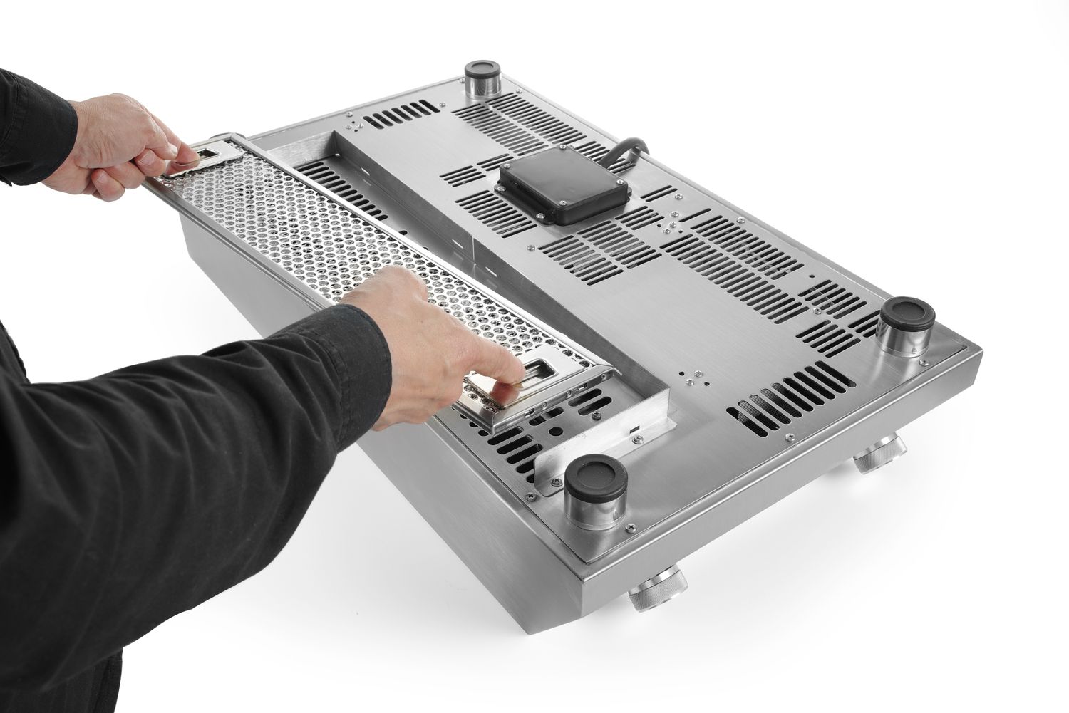 Dvojitý indukčný varič model 7000, HENDI, Profi Line, 400V/7000W, 405x700x(H)145mm