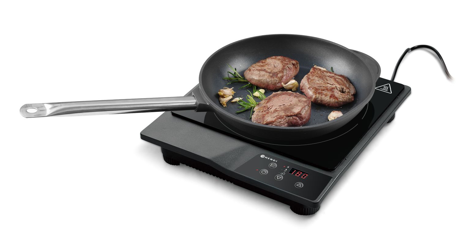 Indukčný varič model 1800, HENDI, Kitchen Line, 230V/1800W, 319x355x(H)67mm