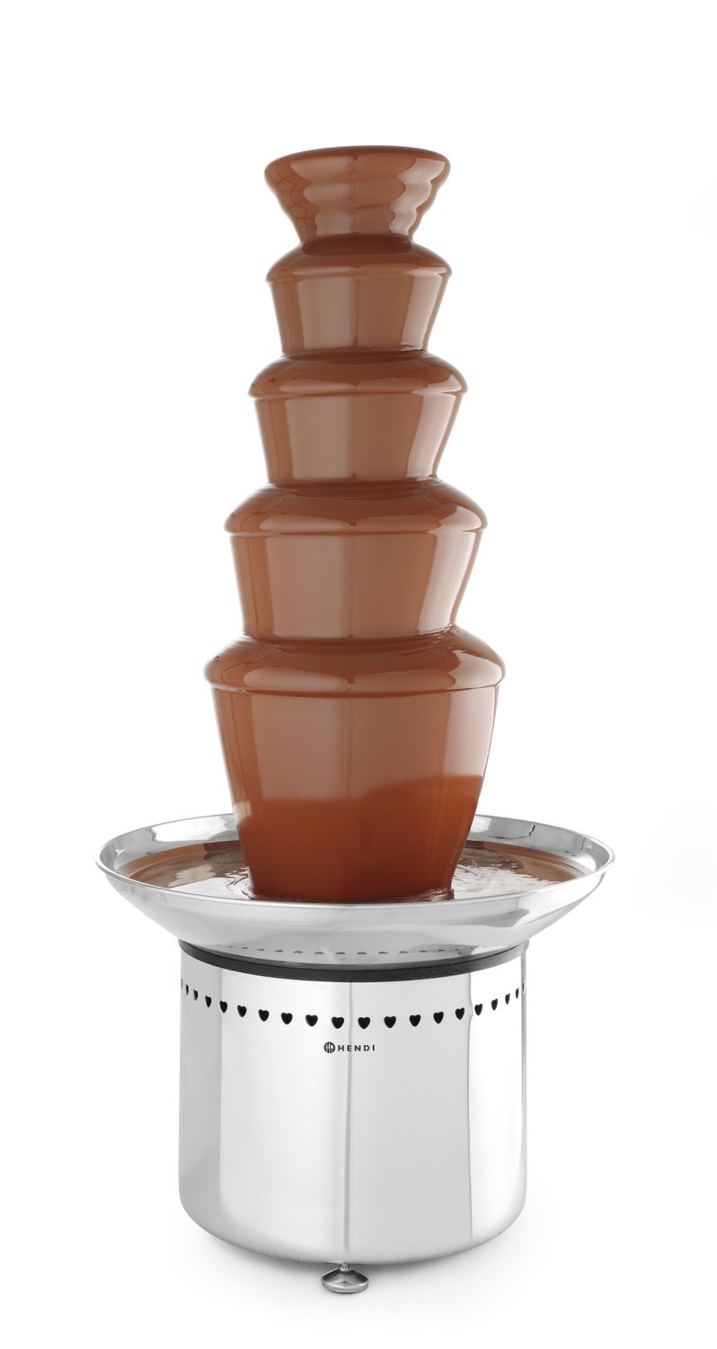 Fontána na čokoládové fondue 5 poschodová, HENDI, 230V/265W, ⌀332x(H)709mm