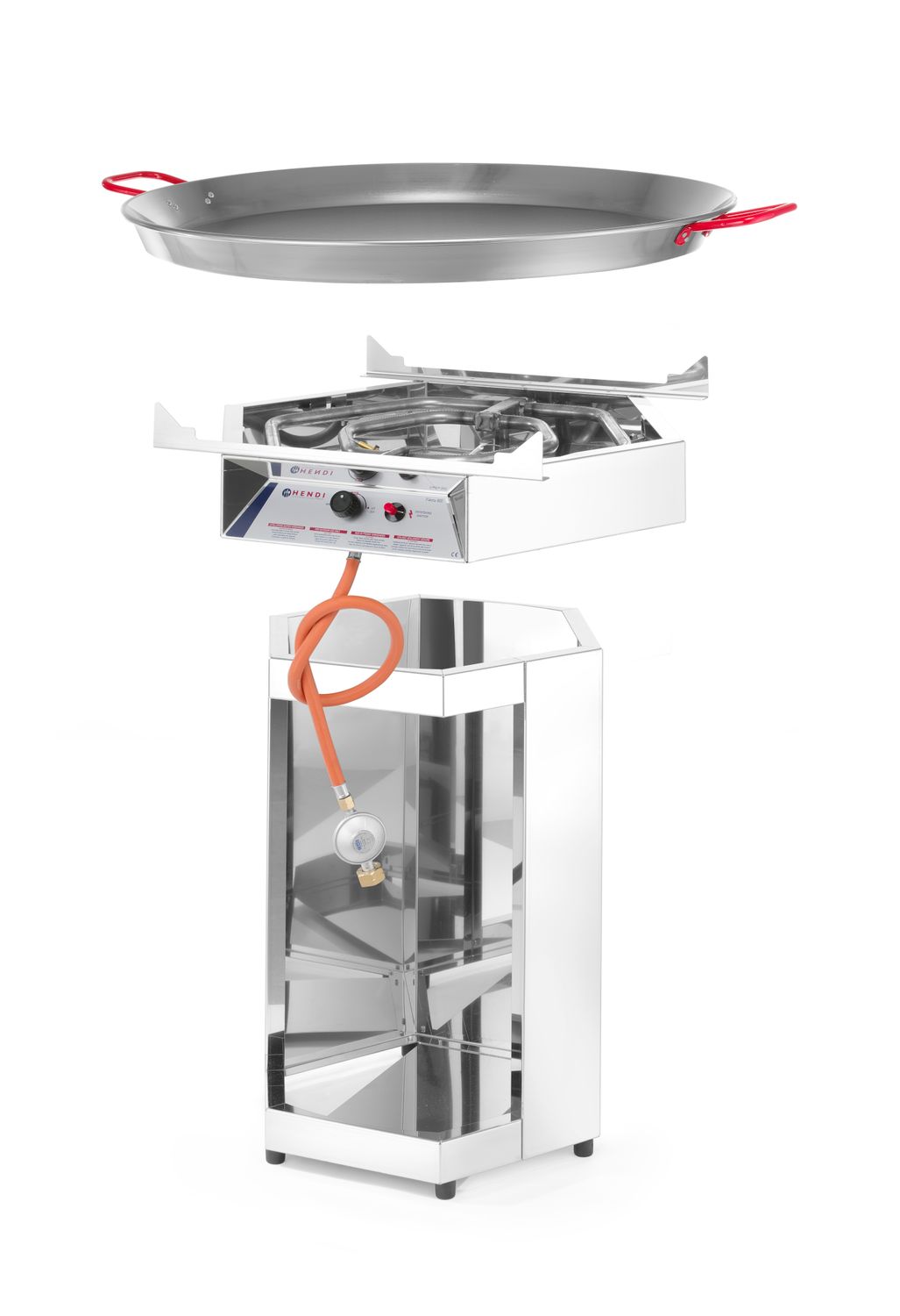 Plynový gril Fiesta 800, HENDI, 7kW, 800x800x(H)900mm