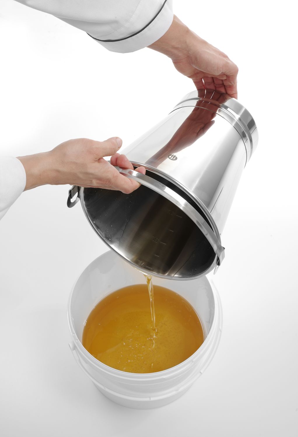 Vedro, HENDI, 11,5L, Biela, ⌀300x(H)230mm