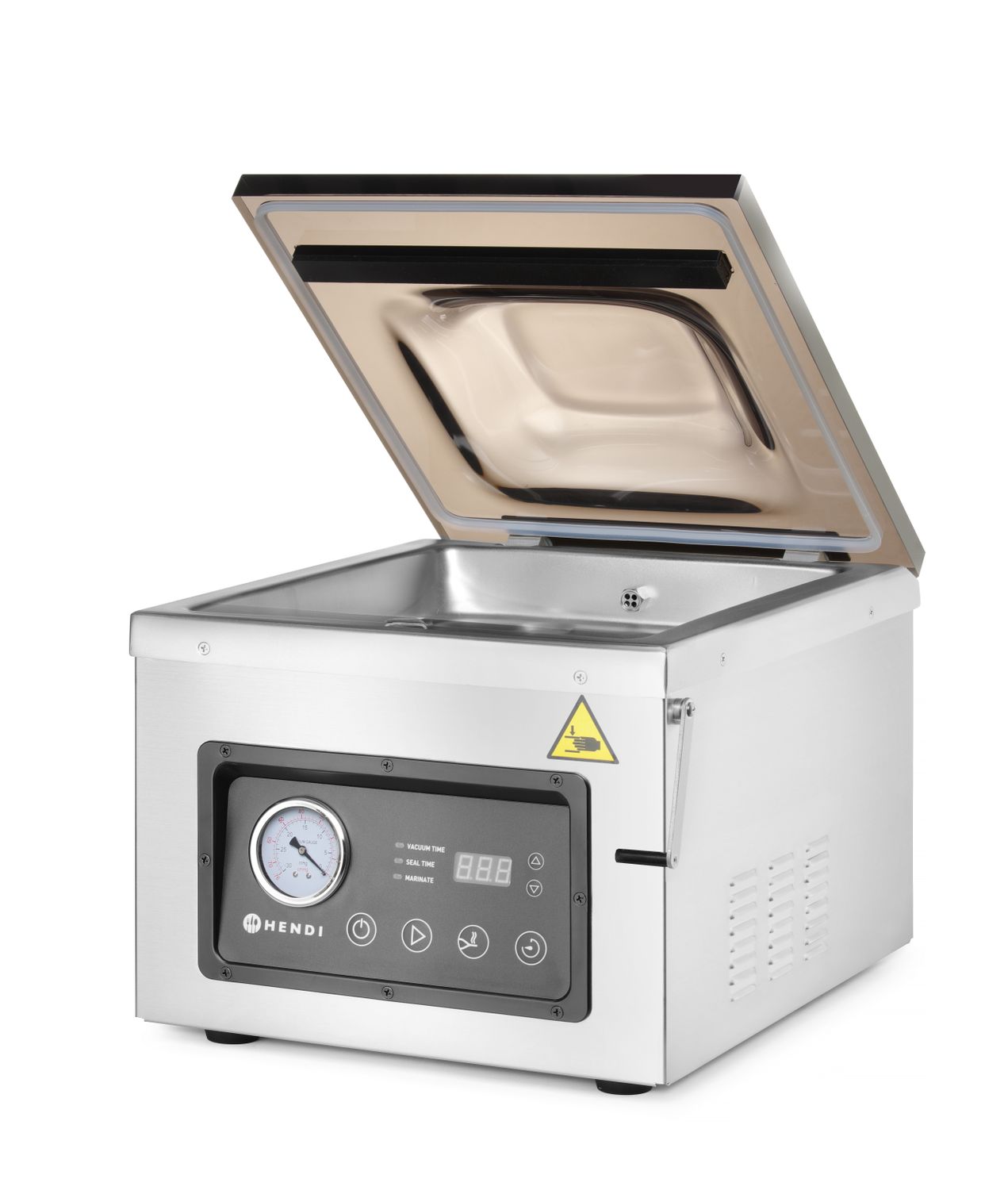 Komorová vákuová balička, HENDI, Profi Line, Zváracia lišta 260 mm, 240V/1000W, 330x480x(H)361mm