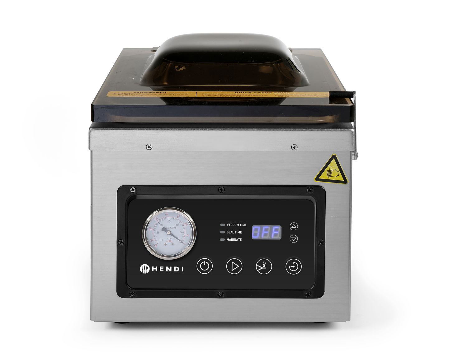 Komorová vákuová balička, HENDI, Profi Line, Zváracia lišta 260 mm, 240V/1000W, 330x480x(H)361mm