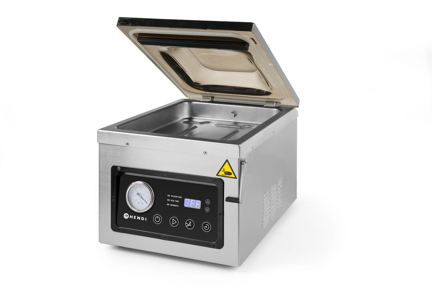 Komorová vákuová balička, HENDI, Profi Line, Zváracia lišta 260 mm, 240V/1000W, 330x480x(H)361mm