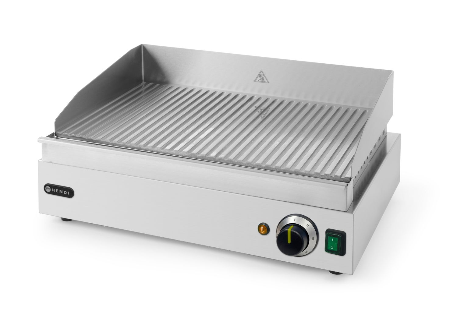 Grilovacia platňa Profi Line, HENDI, Profi Line, drážkovaná, 230V/2400W, 527x404x(H)233mm