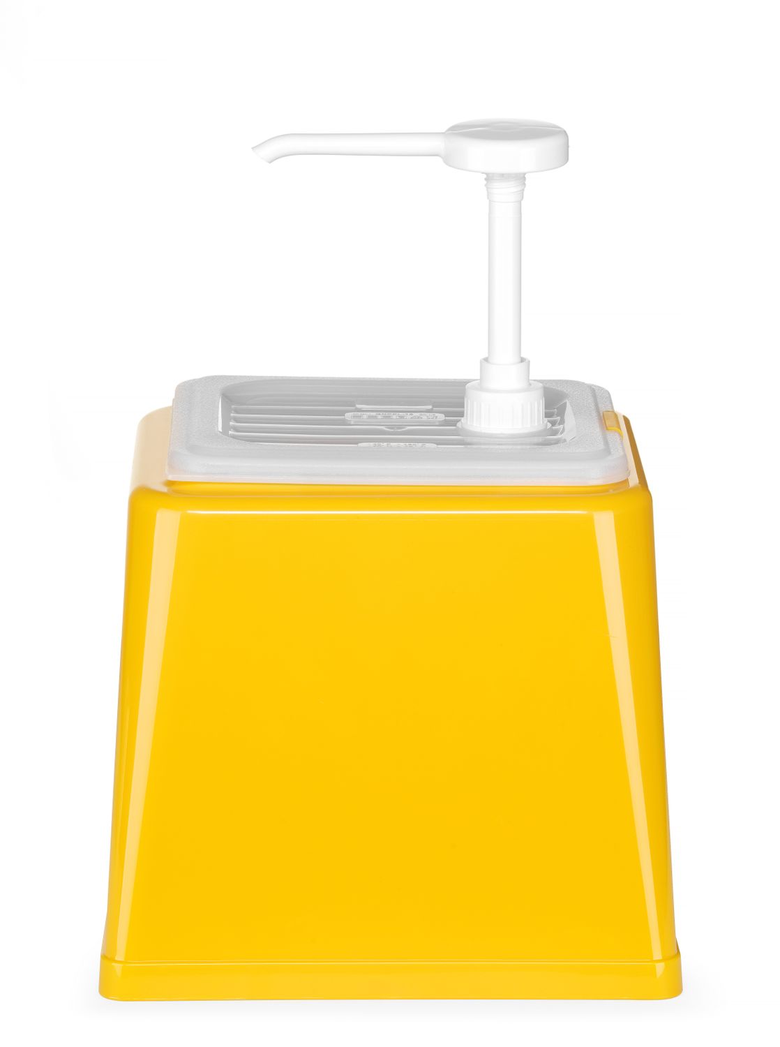 Dávkovač omáčok s pumpičkou, HENDI, 2,5L, Žltá, 230x210x(H)327mm