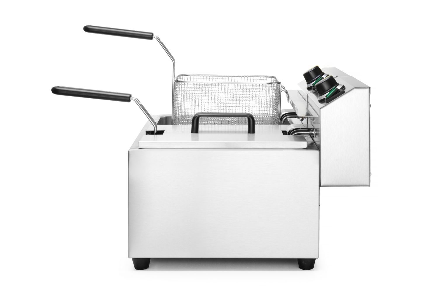 Manuálna fritéza Profi Line, 2× 8 l, HENDI, Profi Line, 16L, 230V/7000W, 605x460x(H)369mm