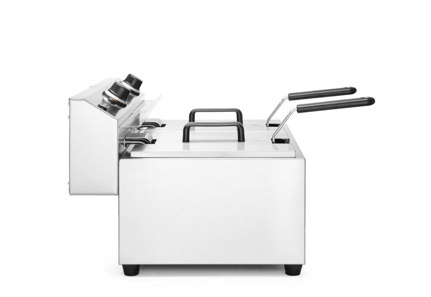 Manuálna fritéza Profi Line, 2× 8 l, HENDI, Profi Line, 16L, 230V/7000W, 605x460x(H)369mm
