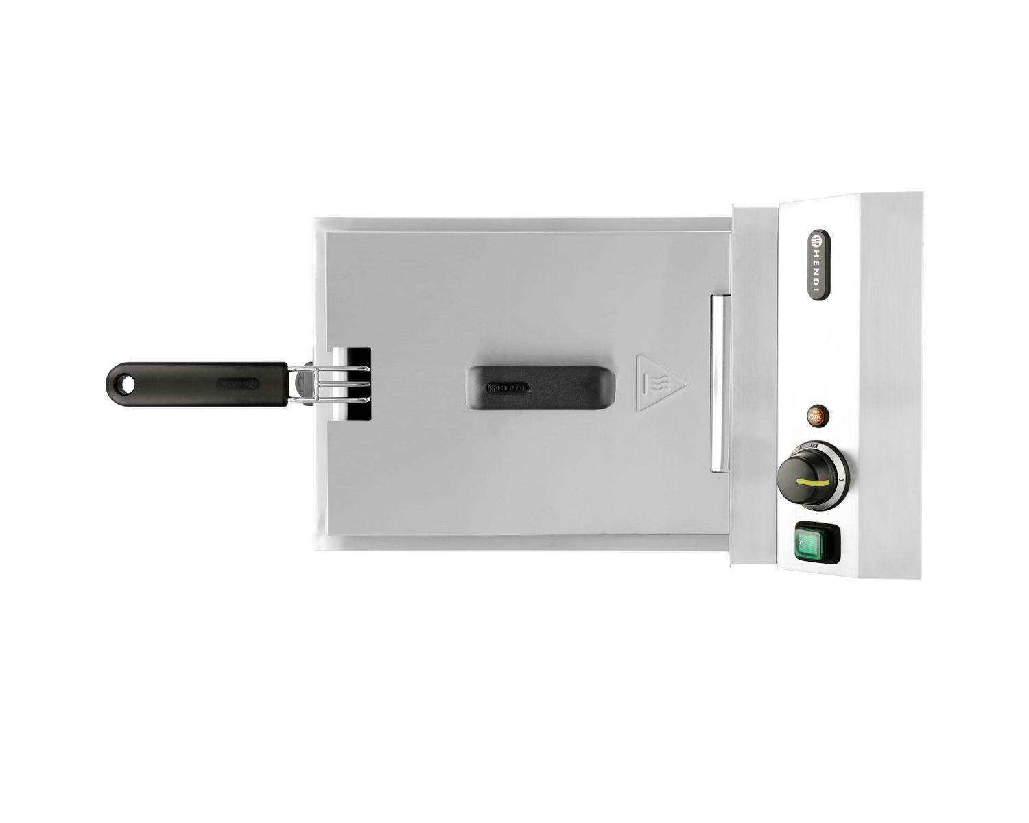 Fritéza XL s vypúšťacím kohútikom, HENDI, Profi Line, 10L, 400V/6600W, 300x585x(H)377mm