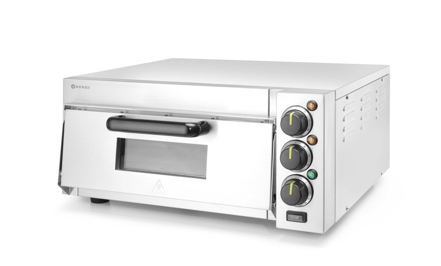 Pec na pizzu, HENDI, Strieborná, 230V/2000W, 580x560x(H)275mm