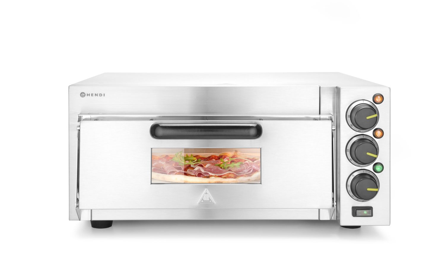 Pec na pizzu, HENDI, Strieborná, 230V/2000W, 580x560x(H)275mm