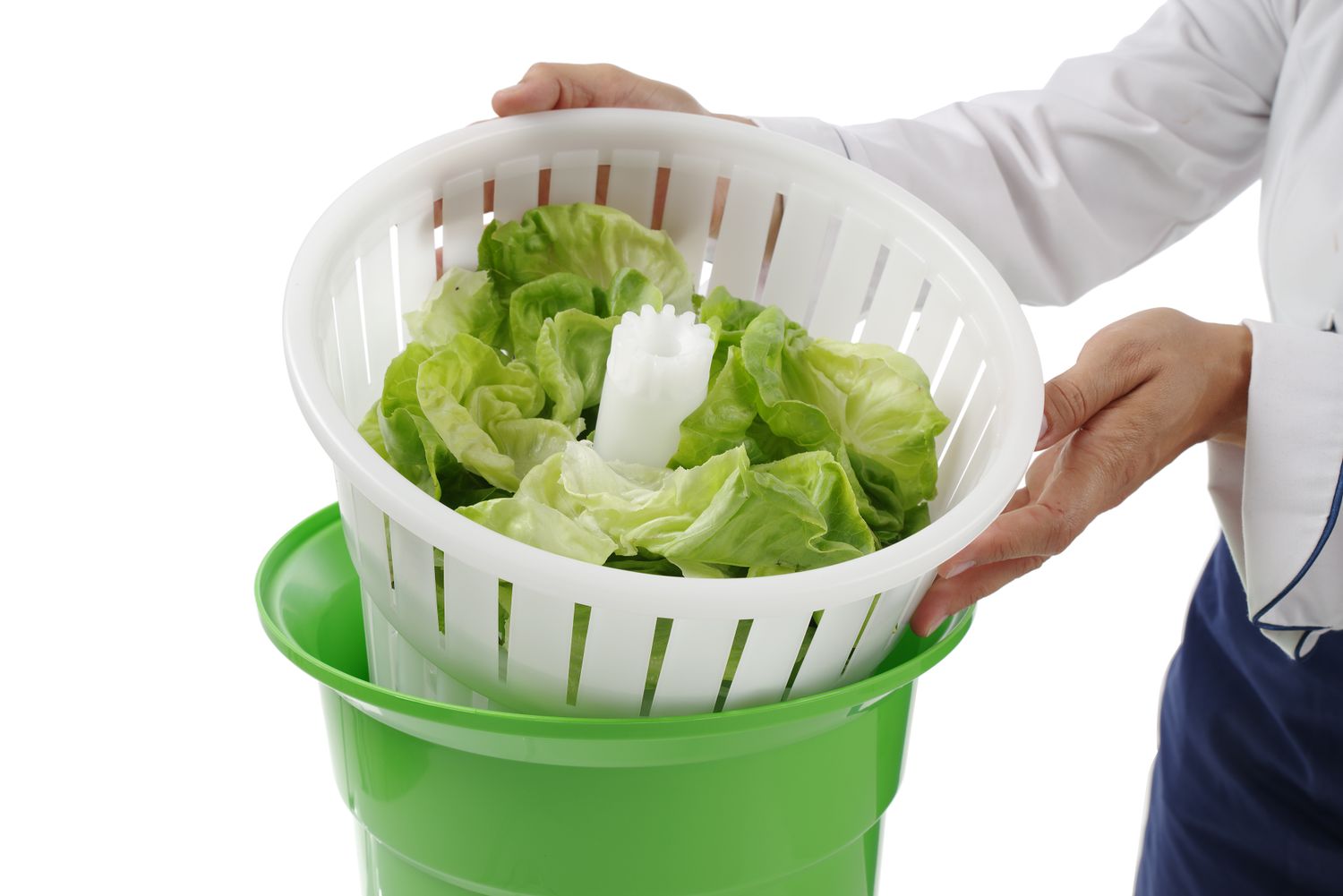 Odstredivka na šalát, HENDI, 12L, Zelená, ⌀335x(H)430mm