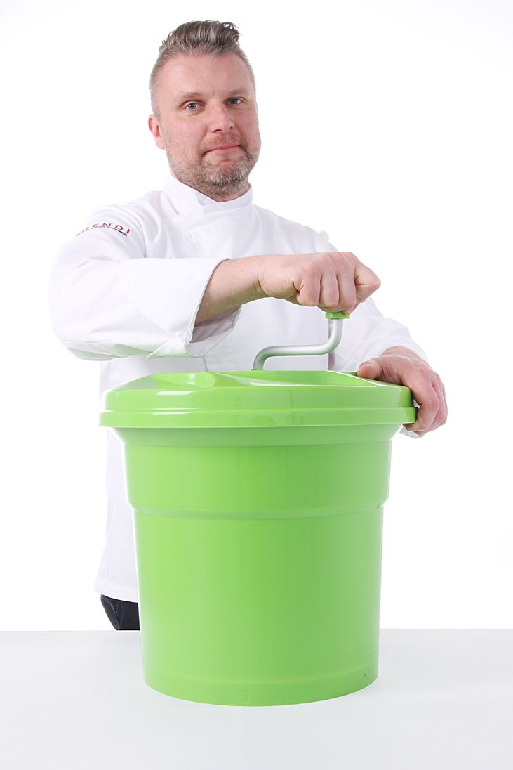 Odstredivka na šalát, HENDI, 25L, ⌀430x(H)530mm