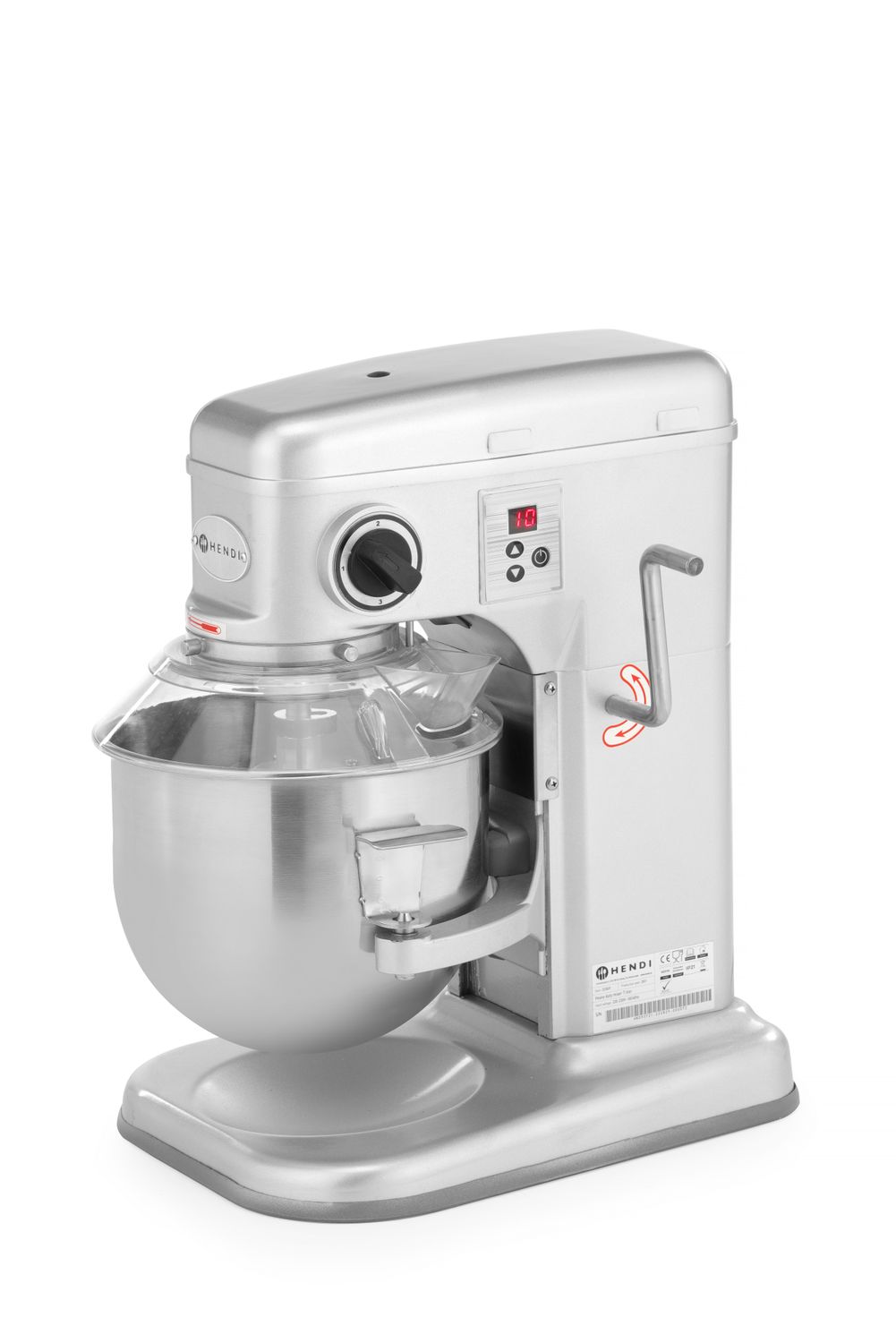 Planétový mixér Kitchen Line, HENDI, Kitchen Line, 7L, Strieborná, 220-240V/650W, 317x440x(H)490mm