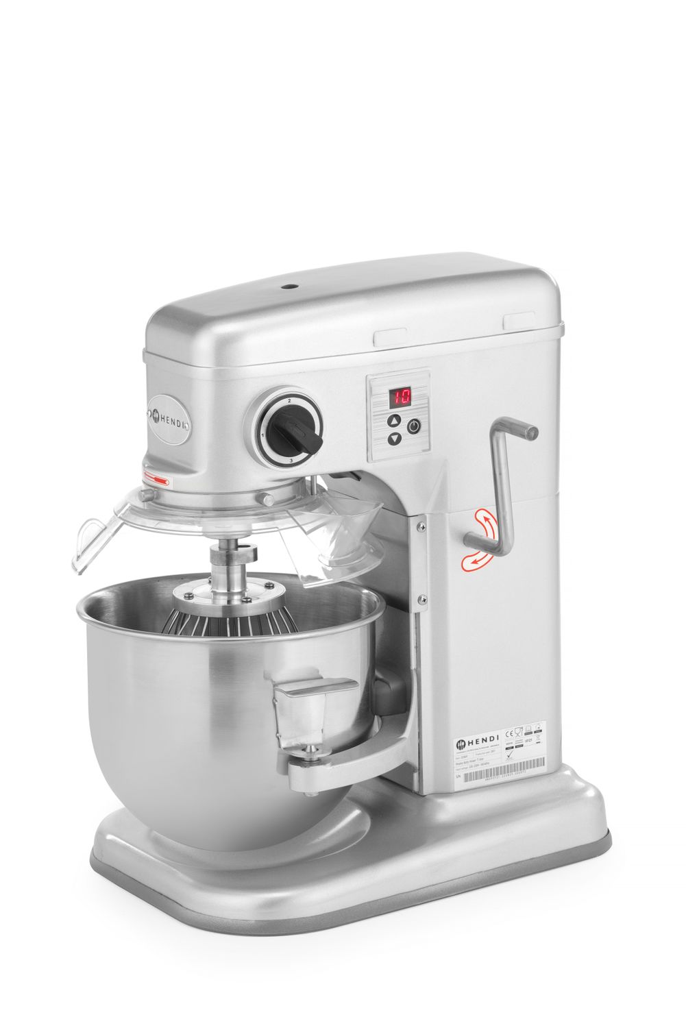 Planétový mixér Kitchen Line, HENDI, Kitchen Line, 7L, Strieborná, 220-240V/650W, 317x440x(H)490mm