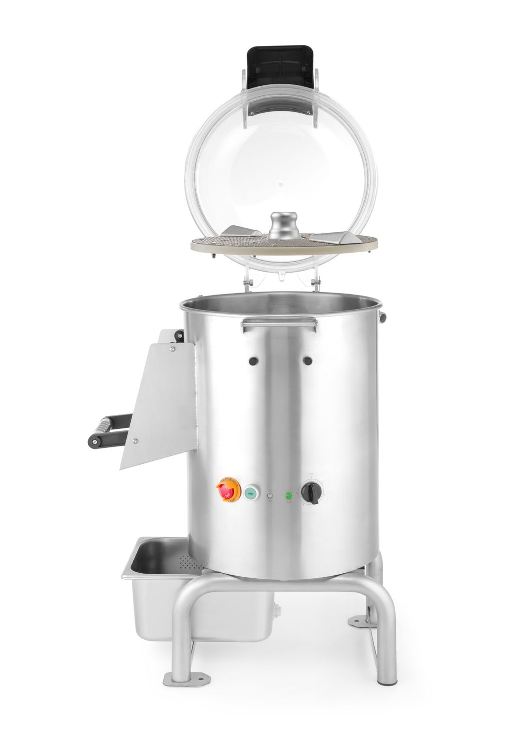 Škrabka na zemiaky 10 kg, HENDI, Kitchen Line, 230V/750W, 620x525x(H)833mm