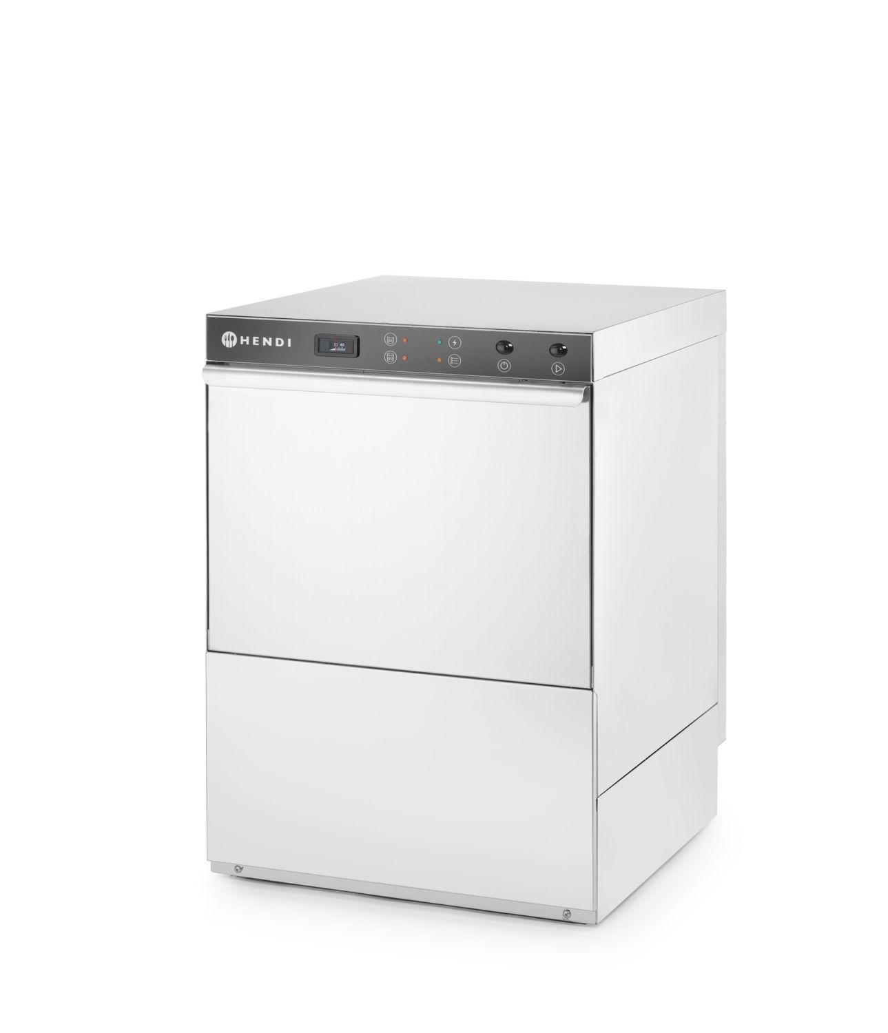 Umývačka riadu 50 x 50 – ELEKTROMECHANICKÉ ovládanie – 400 V, HENDI, 400V/6600W, 570x600x(H)830mm