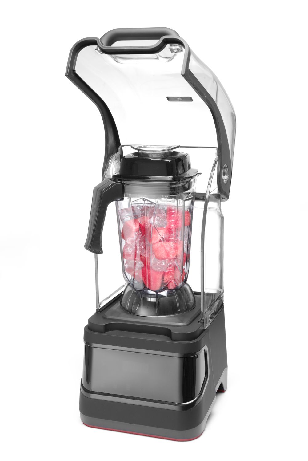 Digitálny barový mixér so zvukovým krytom, HENDI, 2,5L, Čierna, 220-240V/1680W, 250x300x(H)546mm