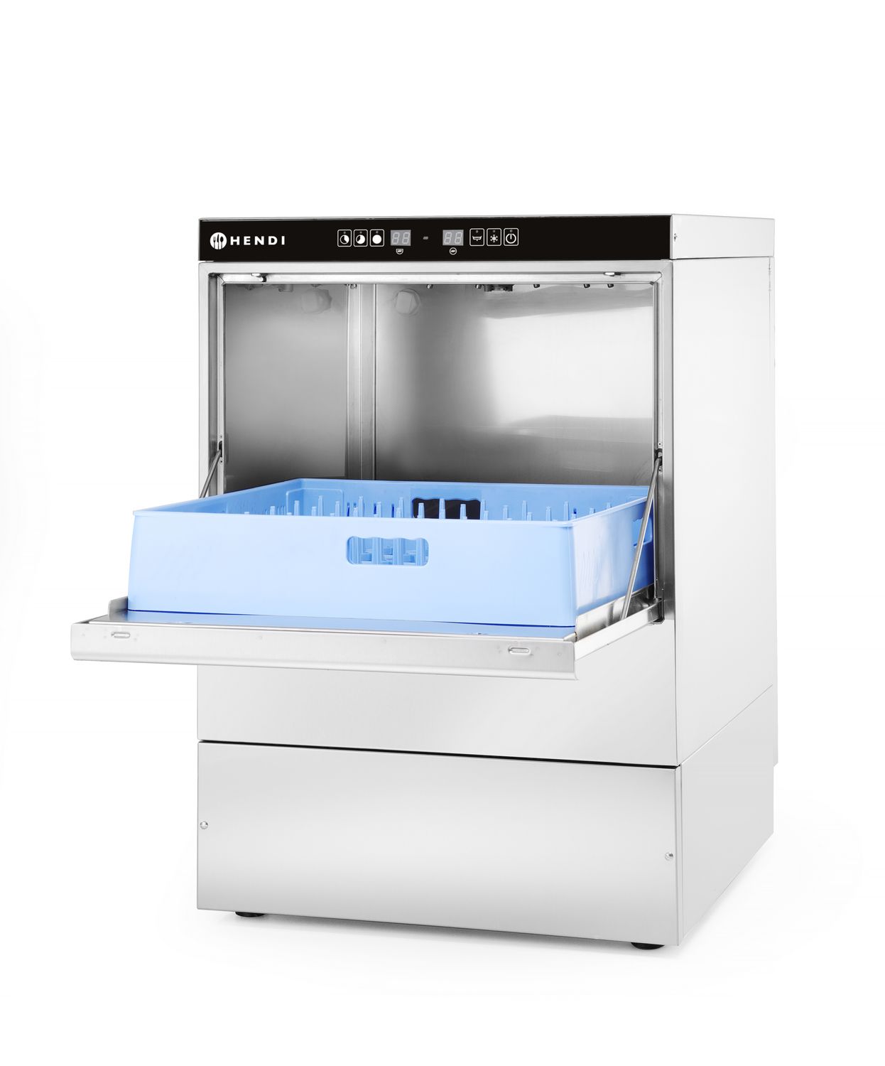 Umývačka riadu 50 x 50 – elektronické ovládanie, HENDI, 400V/6600W, 570x600x(H)830mm