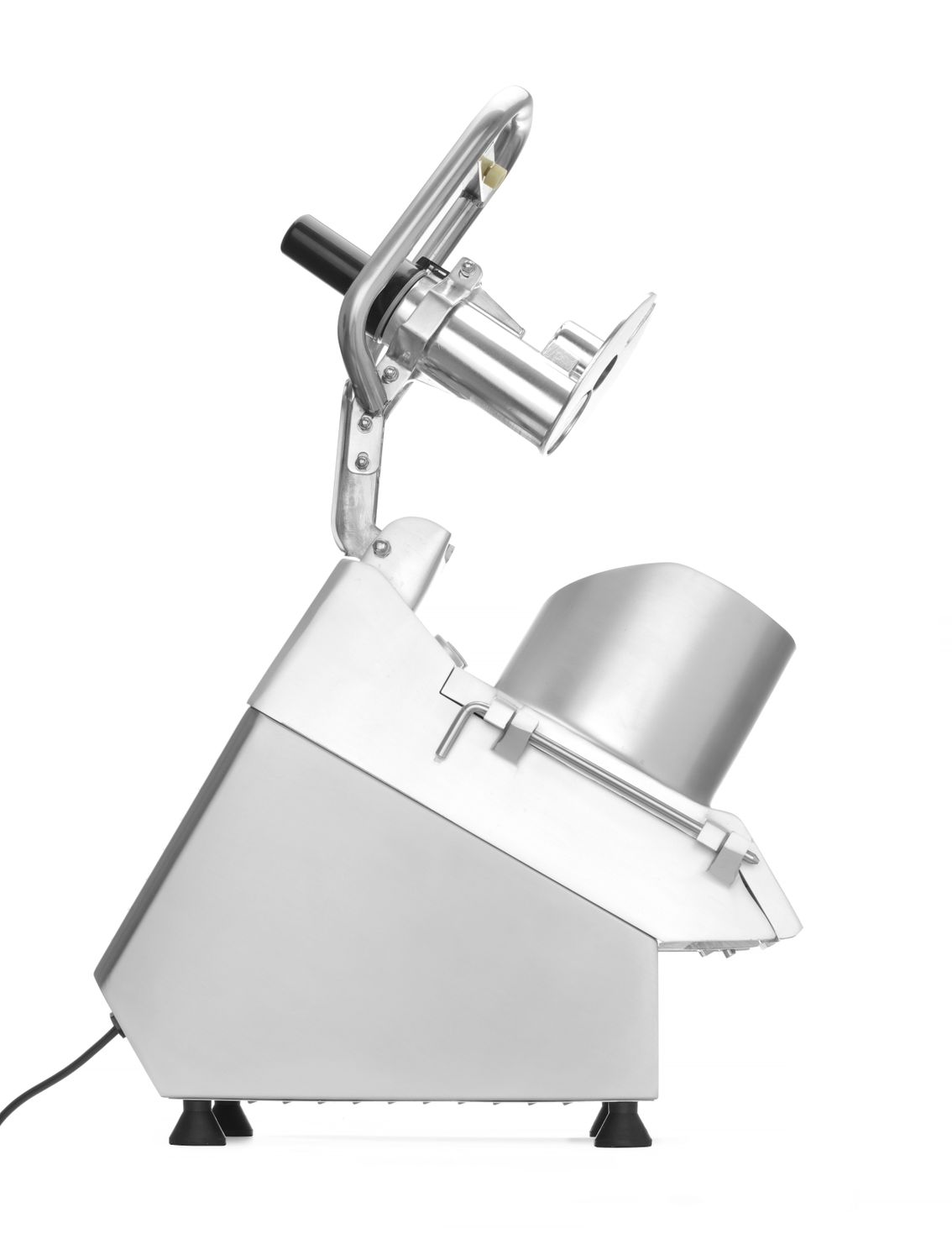Elektrický krájač s veľkým vkladacím otvorom so súpravou 5 kotúčov, HENDI, 230V/750W, 574x250x(H)472mm