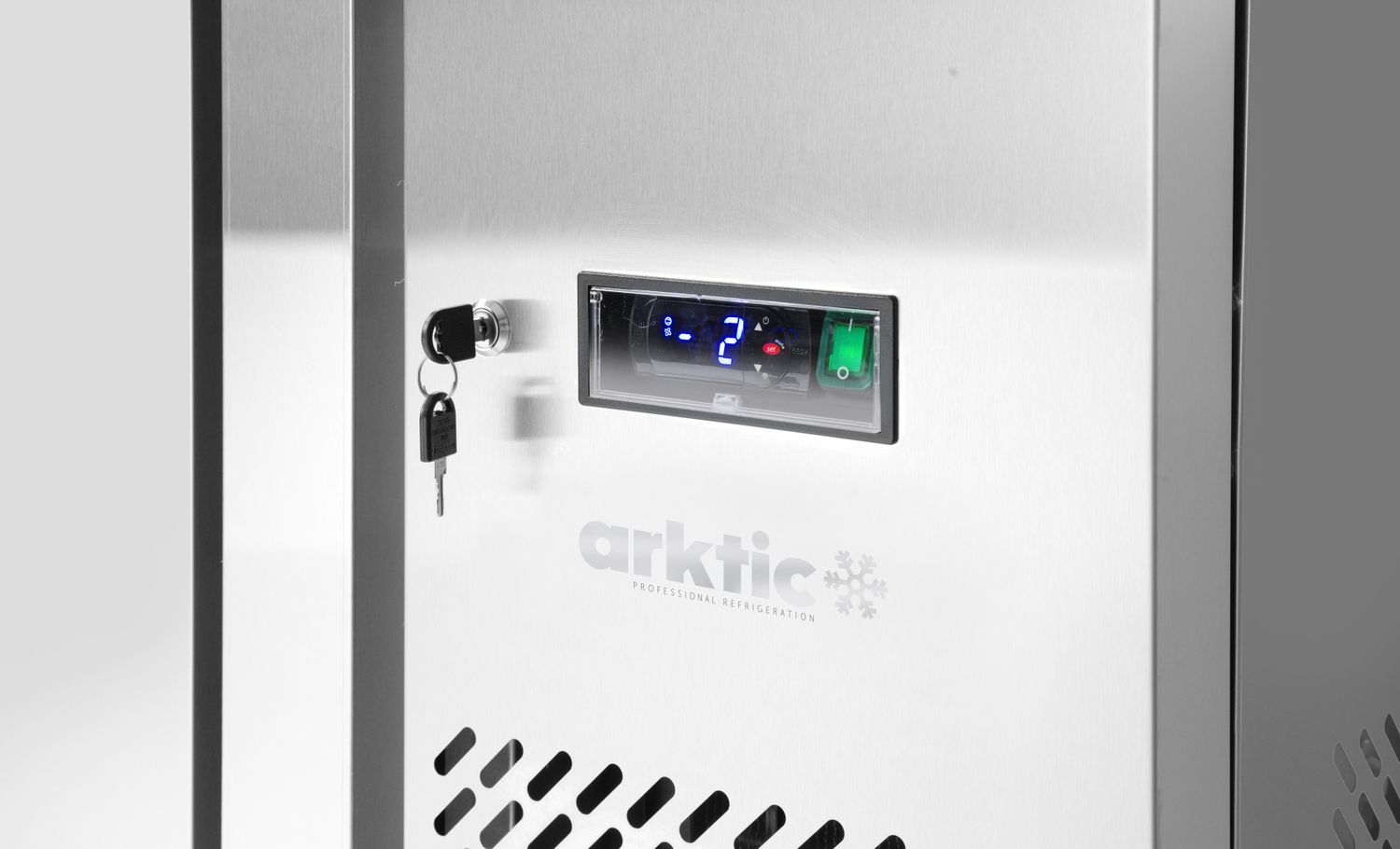 2-dverový mraziaci stôl Profi Line s bočným agregátom, séria 700, Arktic, Profi Line, GN 1/1, 280L, 230V/600W, 1360x700x(H)910mm