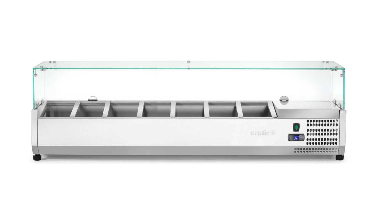 CHLADIACA NADSTAVBA NA GN 1/4, Arktic, 7x GN 1/4, 230V/180W, 1505x335x(H)460mm