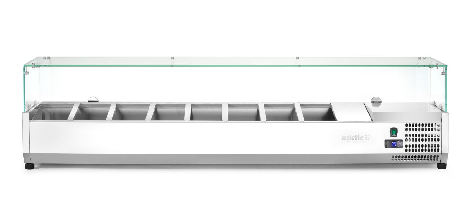 CHLADIACA NADSTAVBA NA GN 1/4, Arktic, 8x GN 1/4, 230V/180W, 1805x335x(H)460mm