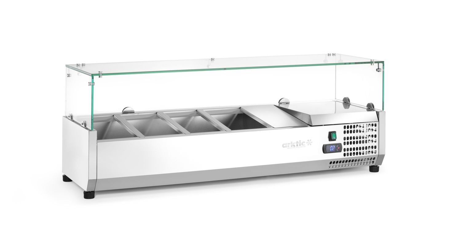 CHLADIACA NADSTAVBA NA GN 1/3, Arktic, 4x GN 1/3, 230V/180W, 1208x400x(H)456mm