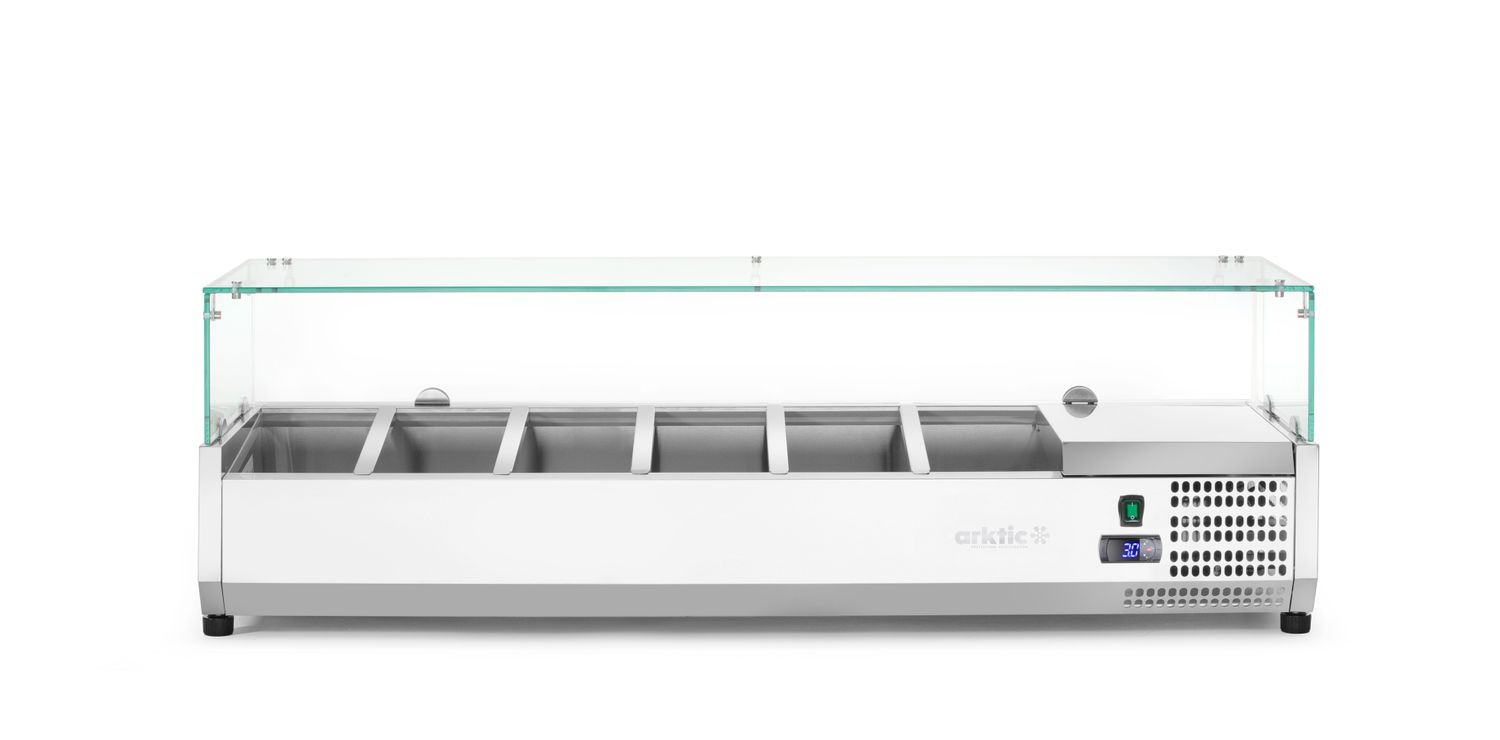 CHLADIACA NADSTAVBA NA GN 1/3, Arktic, 6x GN 1/3, 230V/180W, 1405x420x(H)456mm