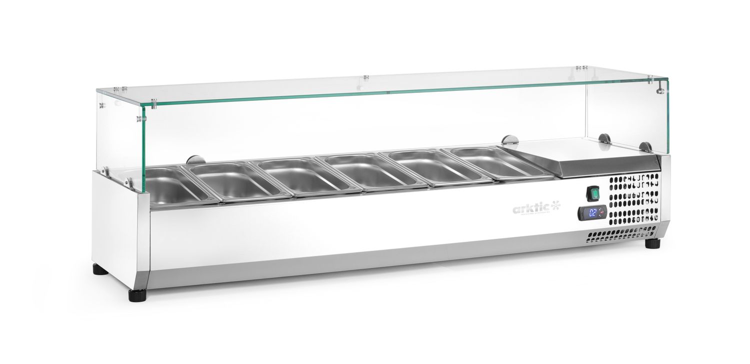 CHLADIACA NADSTAVBA NA GN 1/3, Arktic, 6x GN 1/3, 230V/180W, 1405x420x(H)456mm