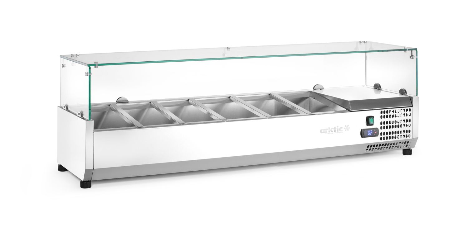 CHLADIACA NADSTAVBA NA GN 1/3, Arktic, 6x GN 1/3, 230V/180W, 1405x420x(H)456mm