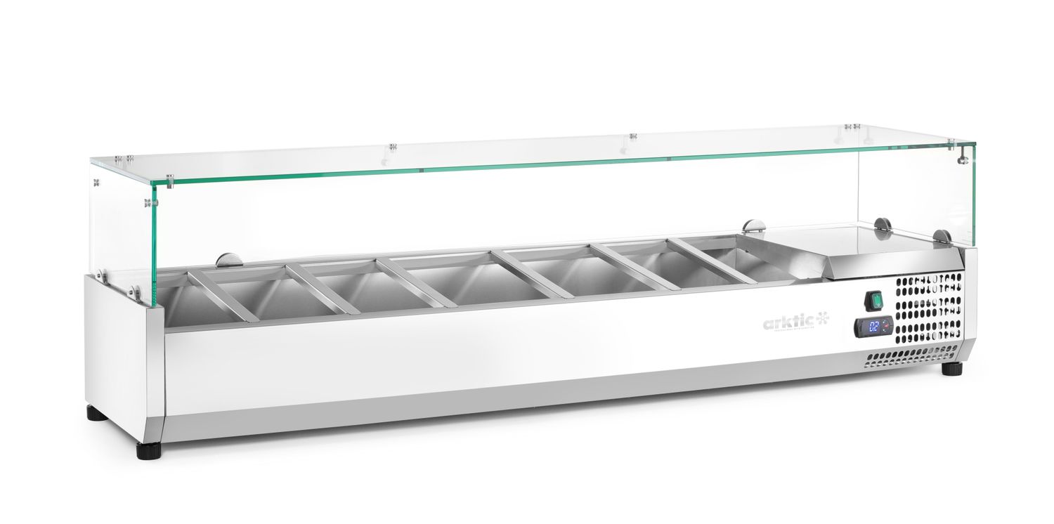 CHLADIACA NADSTAVBA NA GN 1/3, Arktic, 7x GN 1/3, 230V/180W, 1605x420x(H)460mm