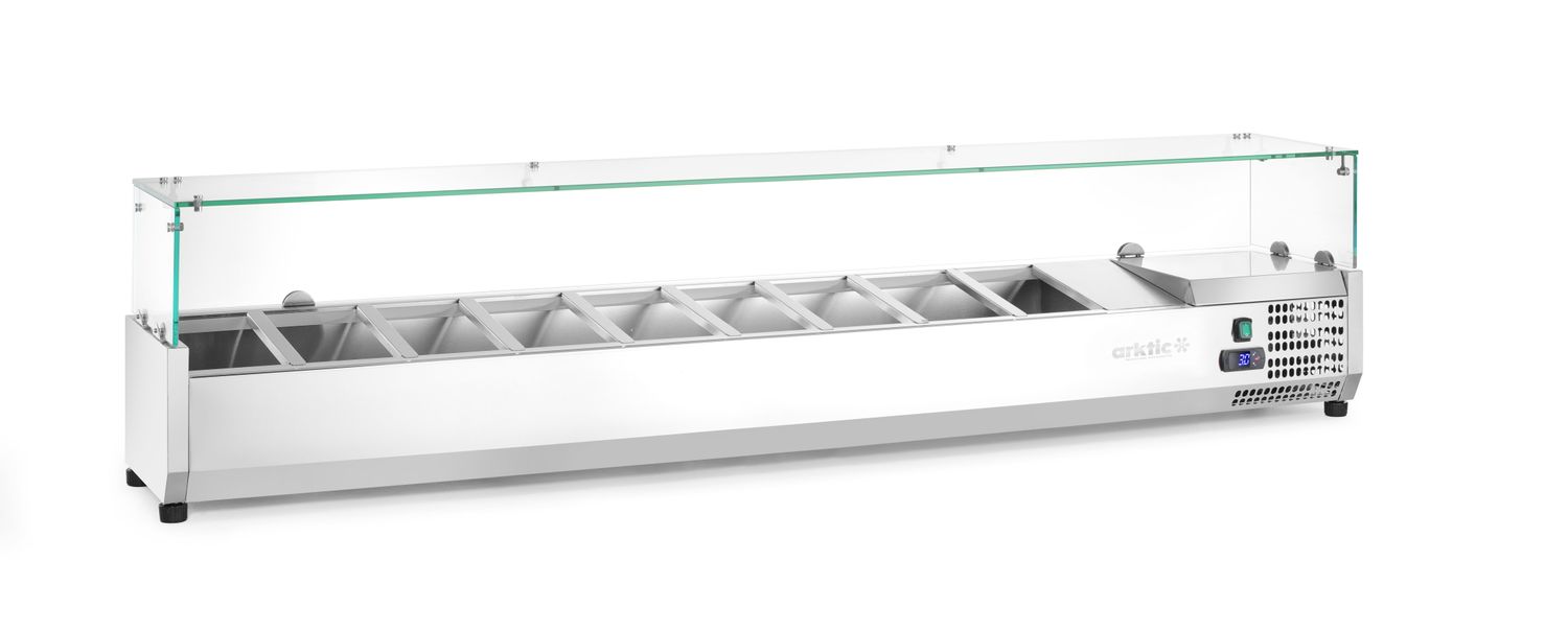 CHLADIACA NADSTAVBA NA GN 1/3, Arktic, 9x GN 1/3, 230V/180W, 2005x420x(H)456mm