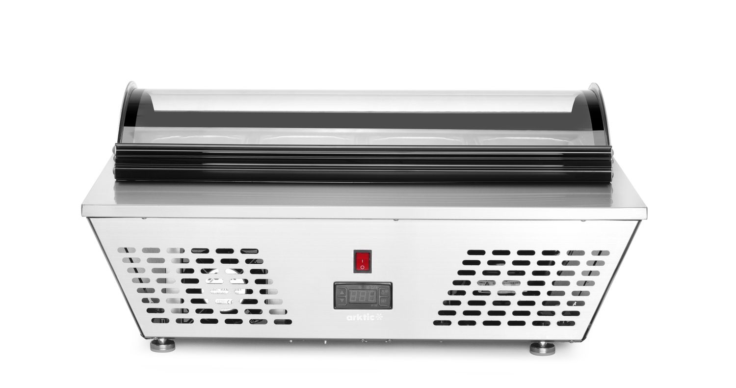 Nastaviteľná chladiaca vitrína, Arktic, 67L, 230V/105W, 775x615x(H)235mm