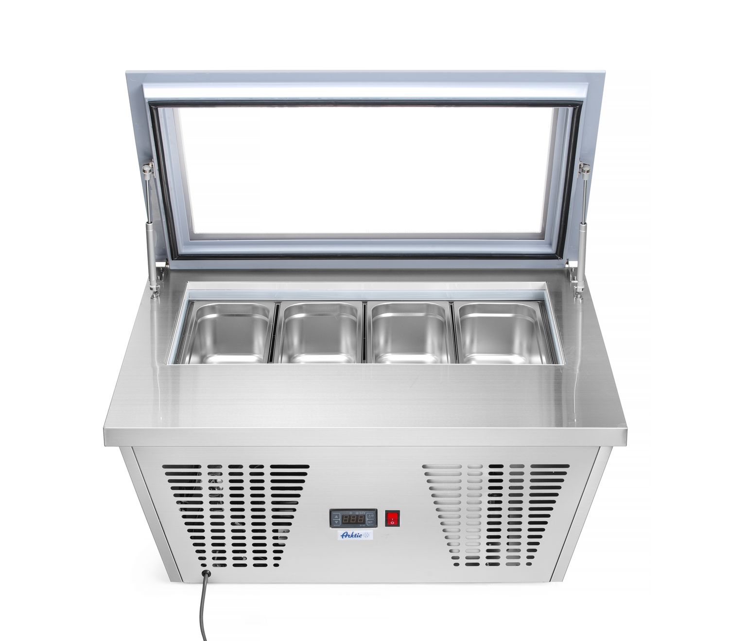 Mraznička s výkladom na zmrzlinu, Arktic, 220-240V/210W, 867x735x(H)373mm