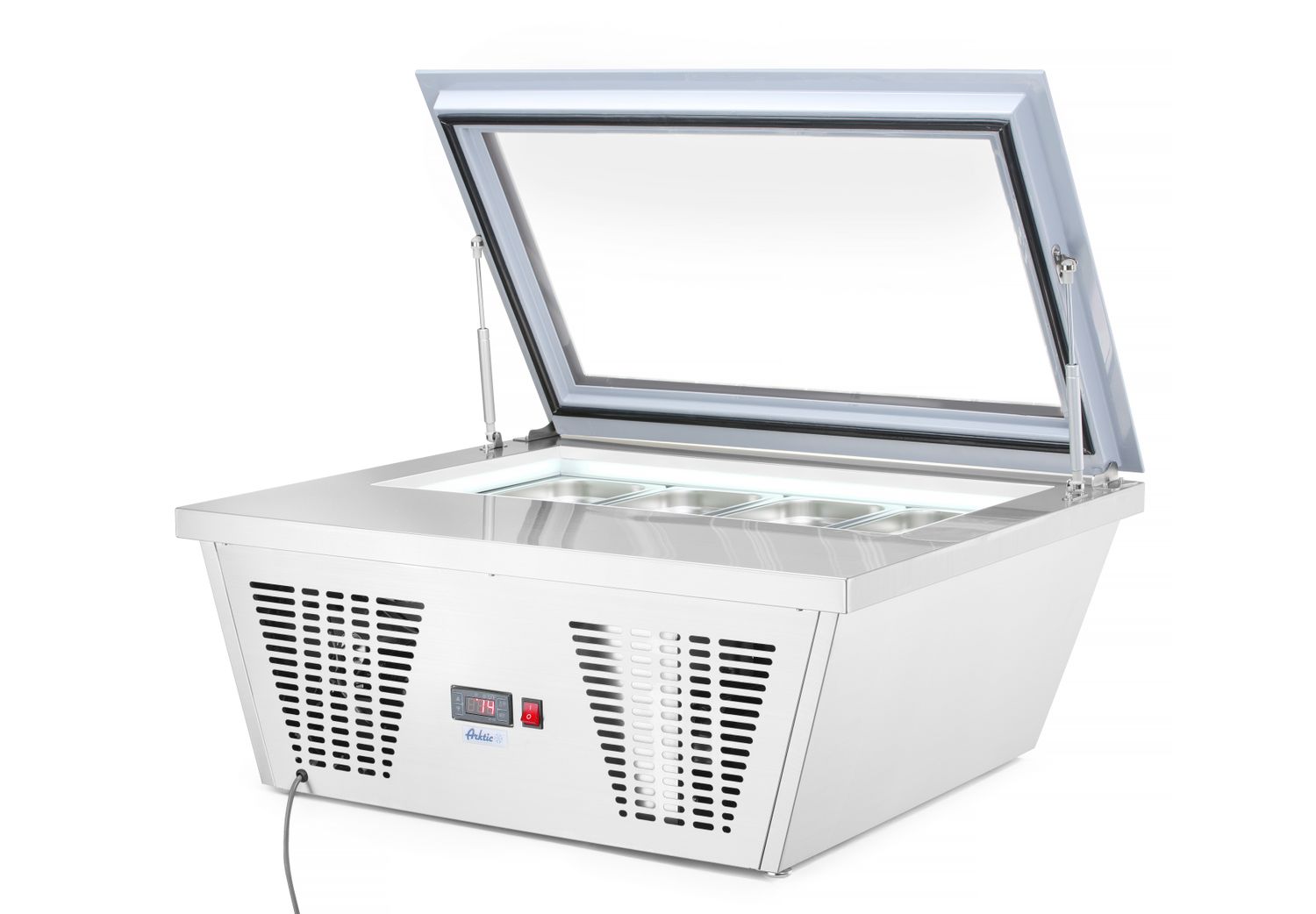 Mraznička s výkladom na zmrzlinu, Arktic, 220-240V/210W, 867x735x(H)373mm