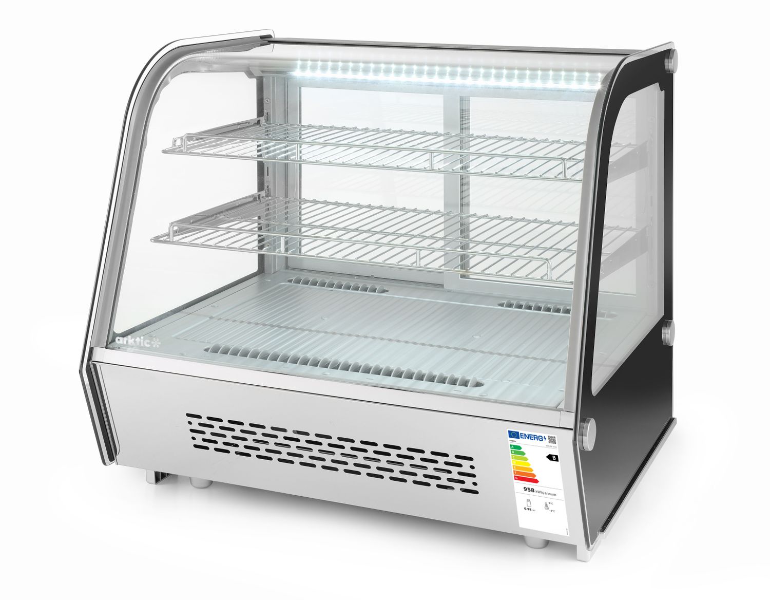 Nastaviteľná chladiaca vitrína 120 l, Arktic, 120L, 230V/160W, 707x570x(H)680mm
