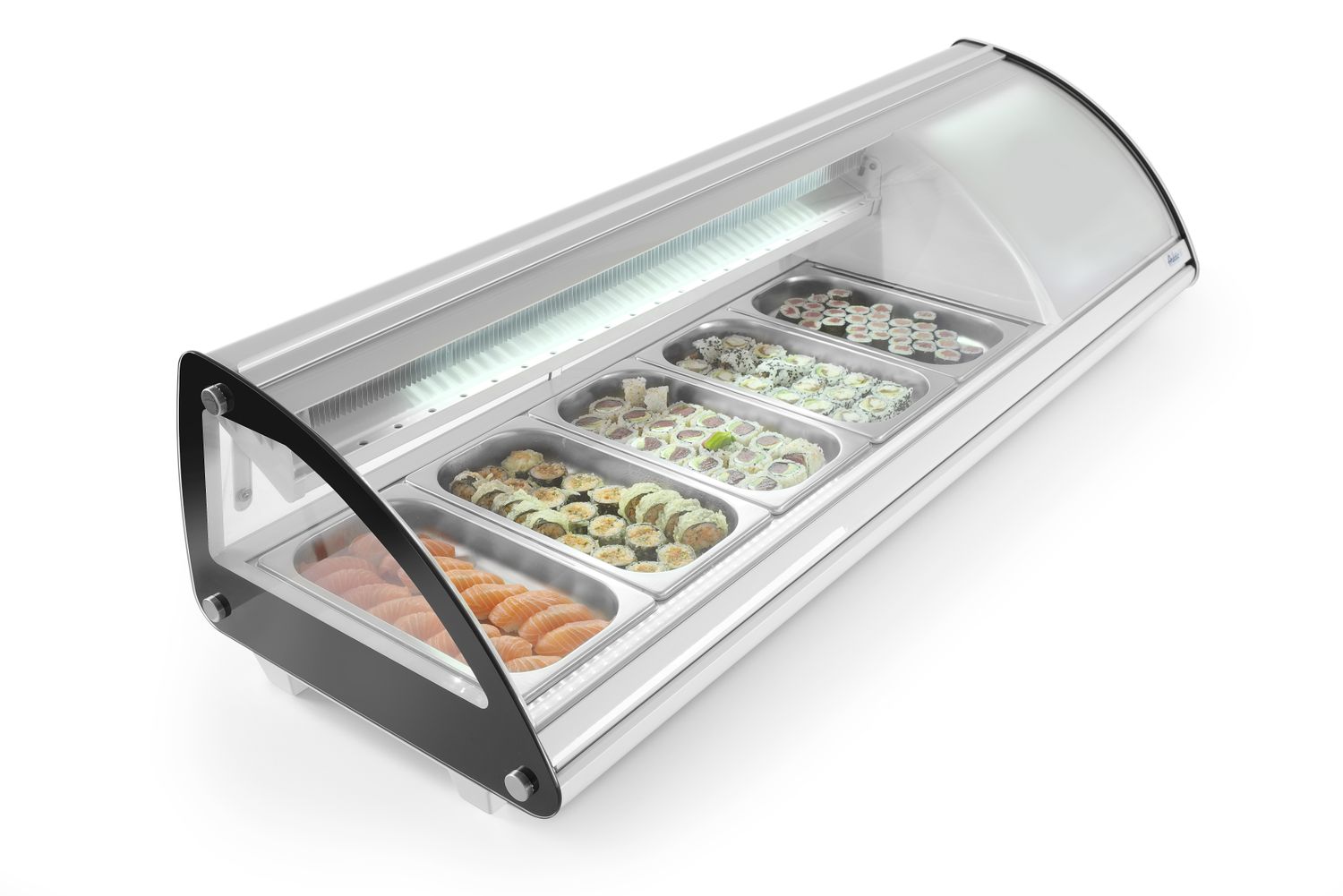 Vitrína na Sushi 5x GN 1/3, Arktic, 230V/160W, 1307x445x(H)327mm