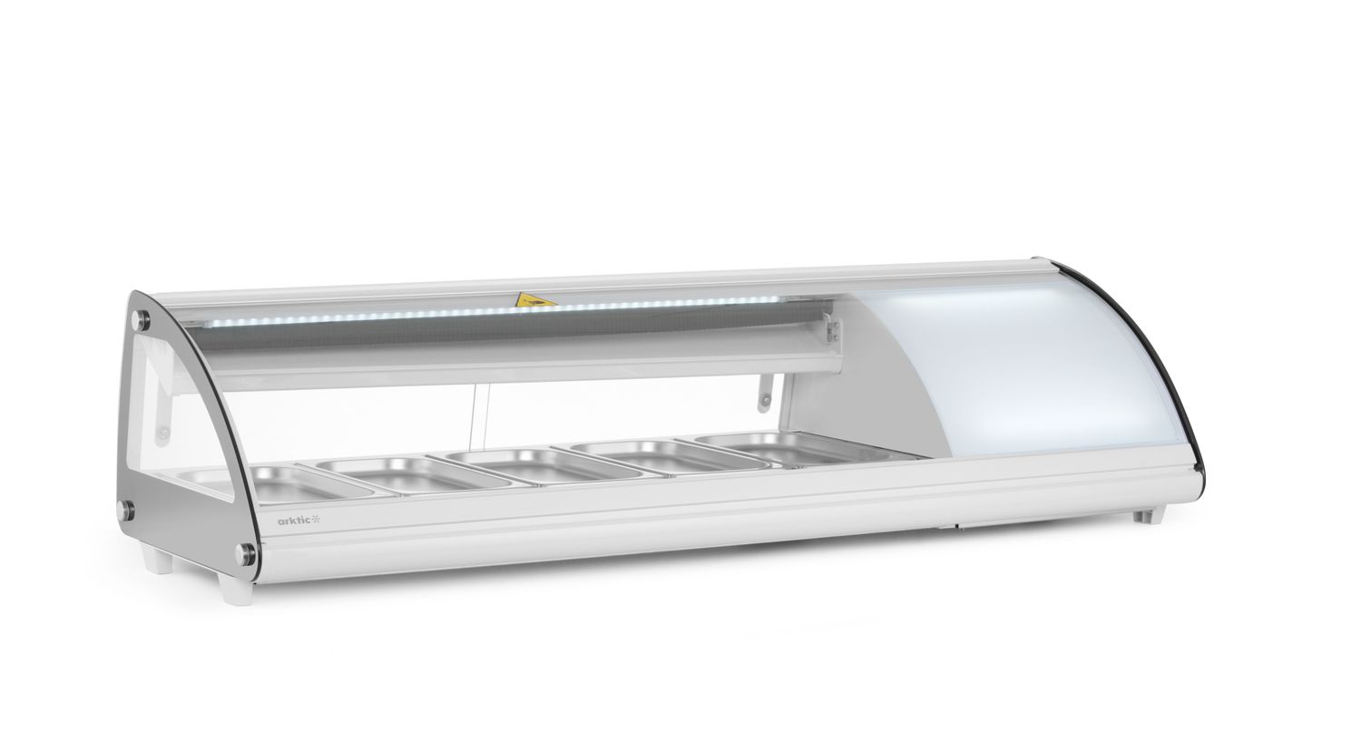 Vitrína na Sushi 5x GN 1/3, Arktic, 230V/160W, 1307x445x(H)327mm